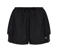Y-3, ,Shorts ,Donna ,Nero ,L Mesh Shorts