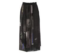 Y-3, ,Skirts ,Donna ,Grigio ,S Gonna con Coulisse e Vita Elasticizzata Antracite