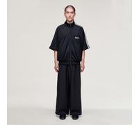 Y-3 SPORT UNIFORM PINSTRIPE TRACK PANTS Black / Chalk White S