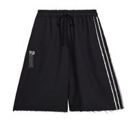 Y-3, ,Sport ,Donna ,Nero ,M Sport Uniform Raw Cut 3 Stripes Shorts