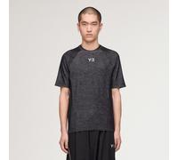 Y-3 - T-shirt con dettaglio logo - - Tops - Uomo - Nero - M