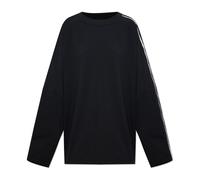 Y-3, ,Tops ,Uomo ,Nero ,L Raw Edge 3-Stripes Long Sleeve Tee