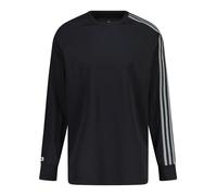 Y-3, ,Tops ,Uomo ,Nero ,S Magliette a Maniche Lunghe Ampia con Logo a Strisce