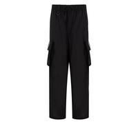 Y-3, ,Trousers ,Donna ,Nero ,M Pantaloni cargo in cotone