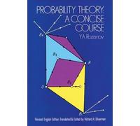 Y. A. Rozanov Probability Theory (Tascabile) Dover Books on Mathema 1.4tics