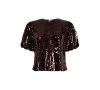 Y. A.S Top con maniche a sbuffo e paillettes Y. A.S. rosso