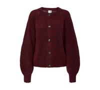 Y.A.S Wool Knit S. Noos Yasjohi LS-Cardigan Lavorato a Maglia in Lana, Port Royale, XXL Donna