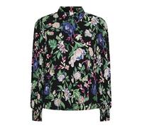 Y.A.S Yas Camicia da Donna Yasalira S Noos, Black/AOP:Chalk Flower, S