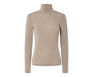 Y.A.S Yas Yaswoola LS High Neck Top Noos - Maglia a Maniche Lunghe da Donna, Fungi, M