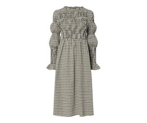 Y.A.S Yaschemma LS Smock Midi Dress Noos, Eggnog, XS