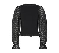 Y.A.S Yasholli LS Knit Pullover Noos Maglione Lavorato a Maglia, Nero, M Donna