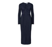 Yas Olinda Long Sleeve Midi Dress Blu 40 Donna