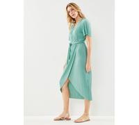 Y.A.S - Yasolinda Ss Midi Wrap Dress S. Noos Verde - Abbigliamento L Verde
