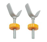 Y-BOLTS per porta, porta Y-BOLTS | 2 pezzi Bulloni di recinzione per pareti per porta,Materiale in acciaio inossidabile per scale ingresso sala spazi aperti