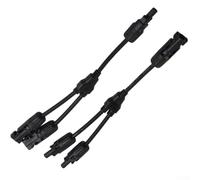 Y Branch Solar Connector 1to2 IP66 Waterproof(1 TO 2) | 1 to 2 split design, IP66 waterproof, dustproof, UV resistant, per ideal for outdoor arrays