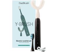 Y-Brush DuoBrush 2024 - Spazzolino elettrico sonico automatico e tradizionale, durata della batteria di 1 mese, confezione per adulti, clinicamente testato