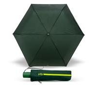 Y-DRY Nimbus Ombrello Corto Antivento, Asta e Bacchette in Alluminio, Compatto e Leggero, Diametro 97 cm, Chiuso 28 cm, Fodero Rinforzato con Cerniera, Peso 222 g (Green)