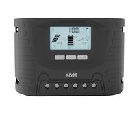 Y&H 60A Regolatore di Carica Solare12V 24V 36V 48V AUTO con doppia porta USB, display LCD per batteria al piombo/LiFePO4