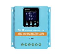 Y&H MPPT Regolatore di carica solare 100A 12V 24V 36V 48V display LCD regolazione intelligente max 100V ingresso Dual USB per piombo-acido/litio