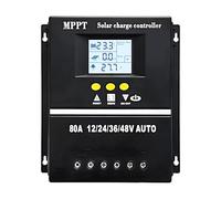 Y&H PWM 80A Regolatore di carica solare 12V 24V 36V 48V display LCD,MPPT 80A regolatore intelligente max 100V,ingresso Dual USB, per piombo-acido/litio