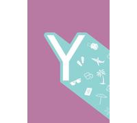 Y: Initial Monogram Personal Letter alphabet Journal, Pastel color, Vacay mode on, Personalized Lined Notebook For Kids, Boys and Girls, Men and Women ... Soft Cover Diary, 120 Pages, size 6x9 inch.