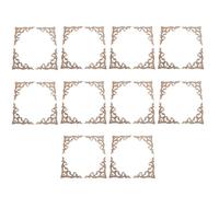y-luck e - 40 pezzi/set di applique in legno intagliato ad angolo, applique non verniciata, per decorazione di mobili per la casa 15 cm