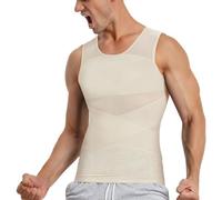 Y-M-H Sculptcore - Shaper Vest 2.0, Sculptcore - Body Shaper da Uomo, Sculptcore Tank Men Compression Shirts (XL,Skin)