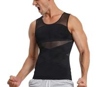 Y-M-H Sculptcore - Shaper Vest 2.0, Sculptcore - Body Shaper da Uomo, Sculptcore Tank Men Compression Shirts (L,Black)
