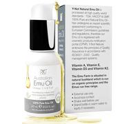 Y-Not Natural Pure Australian Emu Oil - Olio di emu di lusso 60 ml | Free Range Aboriginal Omega 3, 6 & 9 Oil / Unscented - La crema idratante definitiva per pelle, capelli, unghie e cuoio capelluto