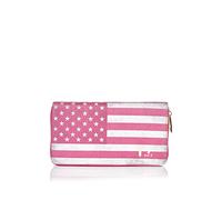 Y NOT? Portafoglio Bianco/Fucsia Unica