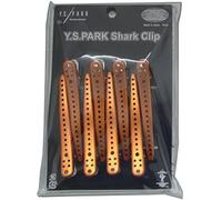 Y.S.Park Fermaglio per capelli a forma di squalo, 8 pezzi (metallo arancione)