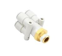 Y-Type Quick Plug 1 In 4 Out 5-Way Equal-Diameter Trachea Fitting KQ2UD | Efficient fluid control with 5-way equal-diameter design, KQ2UD04/06 for secure pneumatic connections.(KQ2UD04-02AS-30PCS)