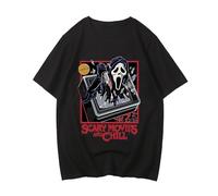 y un lei Scream VI Ghostface Tshirts Men Horror Scary Movies And Chill T-Shirts Black XXL