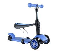 Y-volution Y-Glider 3-in-1 Blu 100660 per Bambini Triciclo, Kick Bike Regolabile
