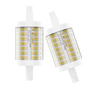 Y.W.Licht 15W R7S LED Lampada 78mm Dimmerabile Bianco Neutro 4000K Equivalente a 150W Alogena T3 Doppio Termine J78 Proiettore 220V Rod Lampadina Sicurezza Pavimento (2 Unità)