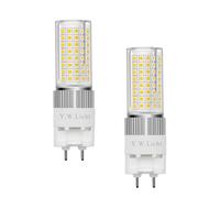 Y.W.Licht G12 Lampadina a LED da 16W luce bianca calda 3000K 360° Lampade del Mais di Bi-Pin equivalente a lampada alogena da 160W per garage la Casa Magazzino 2pezzi non dimmerabile senza ballast