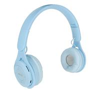 Y08 Cuffie per Bambini Design Elegante Macaron Suono Stereo per Bambini Comodo Auricolare Pieghevole Sopra L'orecchio 1 Pezzo (BLUE)