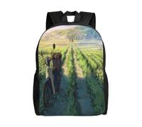 y1 Zaino con il tuo nome per la scuola e il lavoro, borsa leggera e resistente, borsa impermeabile per