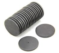 Y10 Ferrite Magnet Per Arti, Artigianato, Scienza E Fai -Da -Te - 30mm Dia x 3mm Di Spessore - 0,9kg Di Tiro - Pacco Di 20