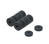 Y10 Ferrite Magneti Per Arti, Mestieri, Creazione Di Modelli, Fai -Da -Te E Hobby - 12Mm O.D. x 3Mm I.D. x 3,3mm Di Spessore - 0,1kg Di Trazione - Pacchetto Di 20