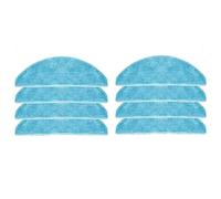 Y15A Panno e supporto for scopa, compatibile con Cecotec, compatibile con Conga, 8290/7490 Parti di ricambio Accessori for aspirapolvere robot Parte ricaricabile(Lake BlueBlack 8Pcs)