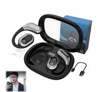 Y16 Auricolari Bluetooth con traduzione wireless gratuita aperta, supporta oltre 75 lingue diverse, dotato di app AI, audio stereo HiFi, traduttore di lingue(Black)