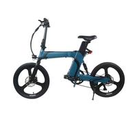 Y1S Motore brushless per bici elettrica da 20 pollici 36V 8Ah Velocità della batteria Portata 25 km/h 30-50 km Freni a disco leggeri con telaio in alluminio Blu