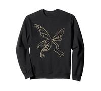 Y2K 90s Coquette Bow Fairygrunge Ali e Stella Felpa