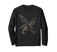 Y2K 90s Coquette Bow Fairygrunge Ali e Stella Maglia a Manica