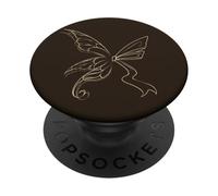 Y2K 90s Coquette Bow Fairygrunge ali e stella PopSockets PopGrip Adesivo