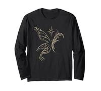 Y2K 90s Cottagecore Bellflower Fairygrunge Ali e Stella Maglia a Manica