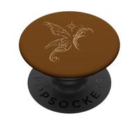 Y2K 90s Cottagecore Bellflower Fairygrunge ali e stella PopSockets PopGrip Adesivo