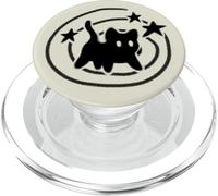 Y2K 90s Scary Cat Tomcat è spaventato sotto la coda stellata PopSockets PopGrip per MagSafe