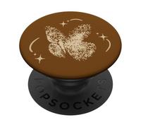 Y2K 90s Tattoo Style Punteggio Dotwork Farfalla PopSockets PopGrip Adesivo
